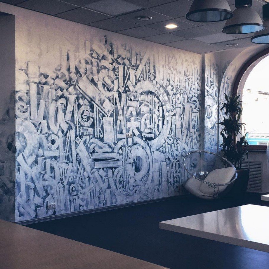 Роспись стен покрас Лампас