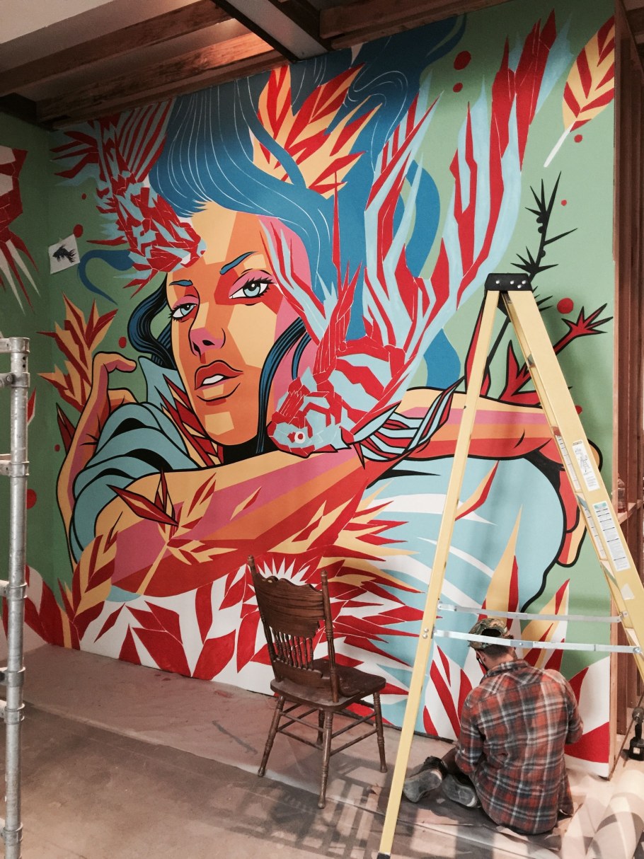 Роспись стен арт