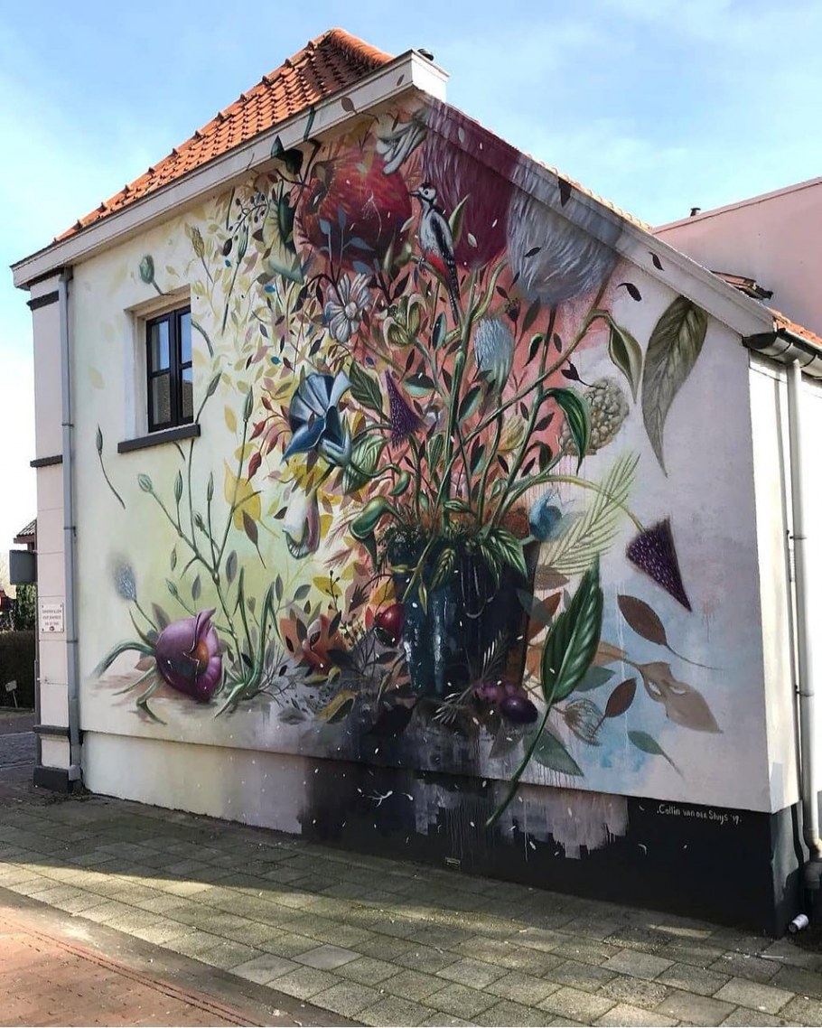 Роспись стен в стиле стрит арт