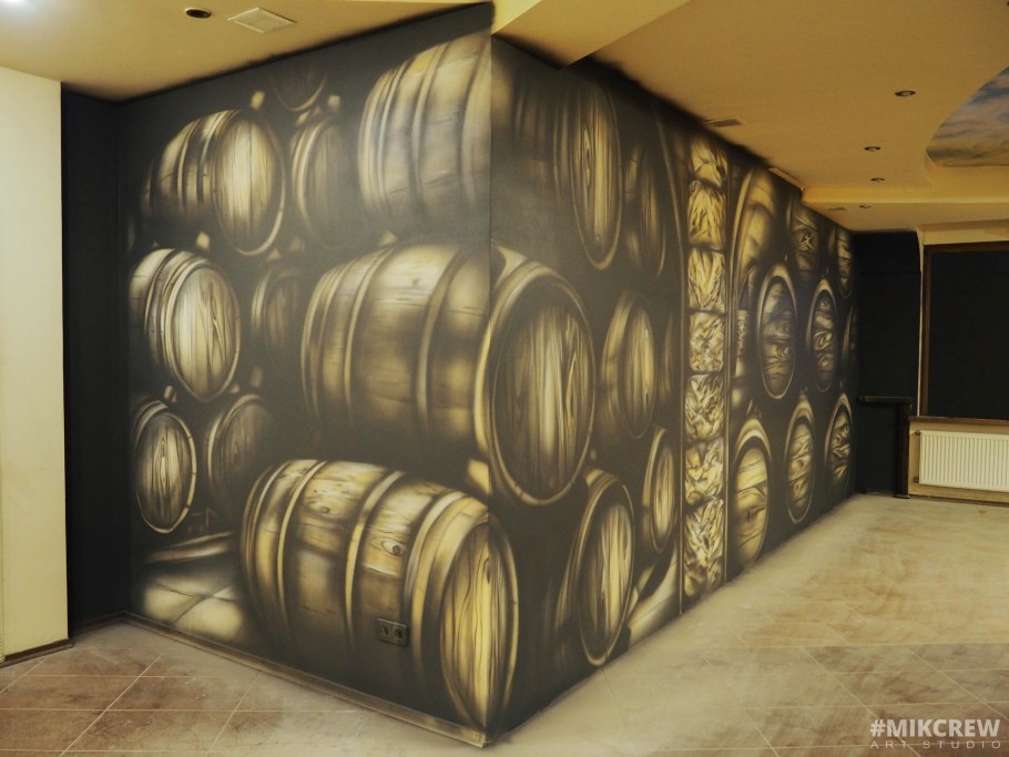 Каллиграфия на стене