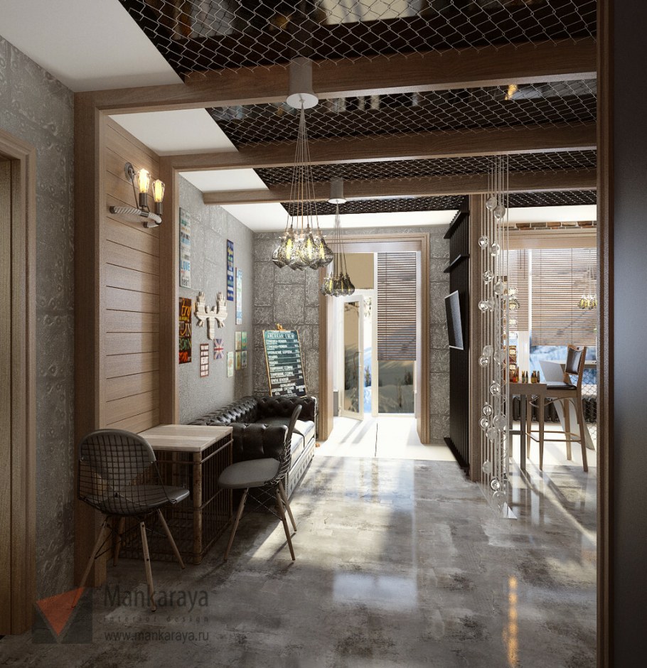 Салон красоты в стиле лофт