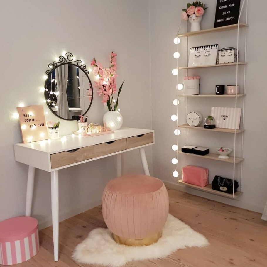 Декор комнаты для макияжа