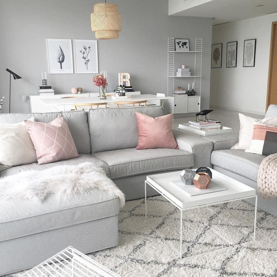 Спальня в пастельных тонах