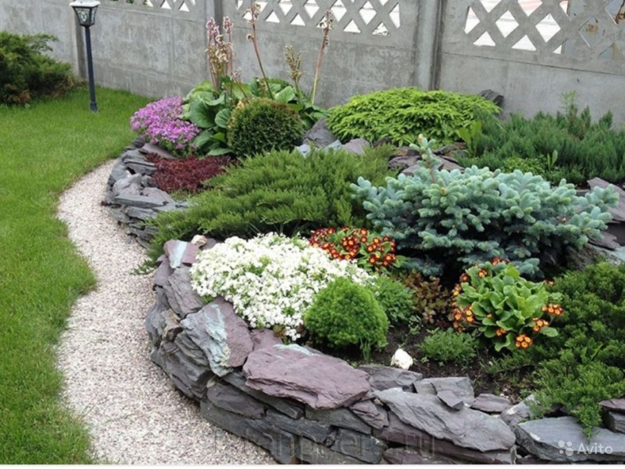 Клумба рокарий