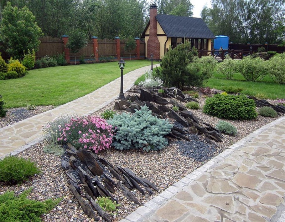 Чешская скалка Альпийская горка