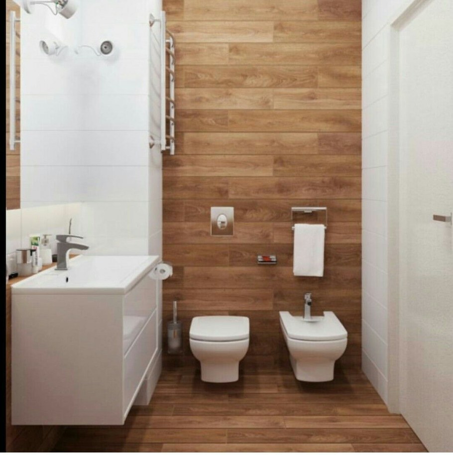 Ванная комната с туалетом и стиральной машиной 5 кв.м