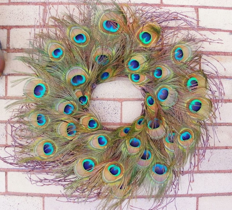 Декоративные перья павлина