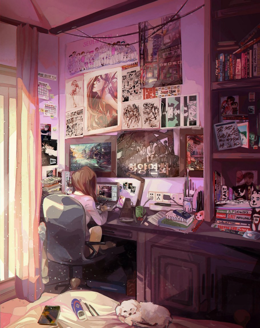 Комната отаку аниме