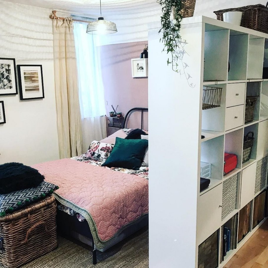 Стеллаж икеа каллакс зонирование