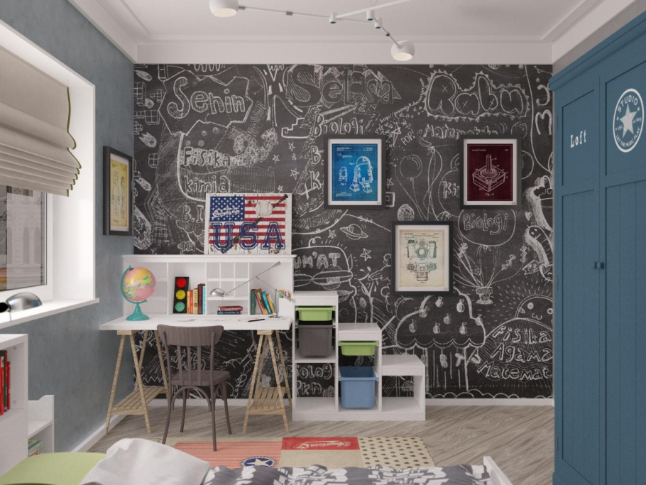 Картины в комнату подростка