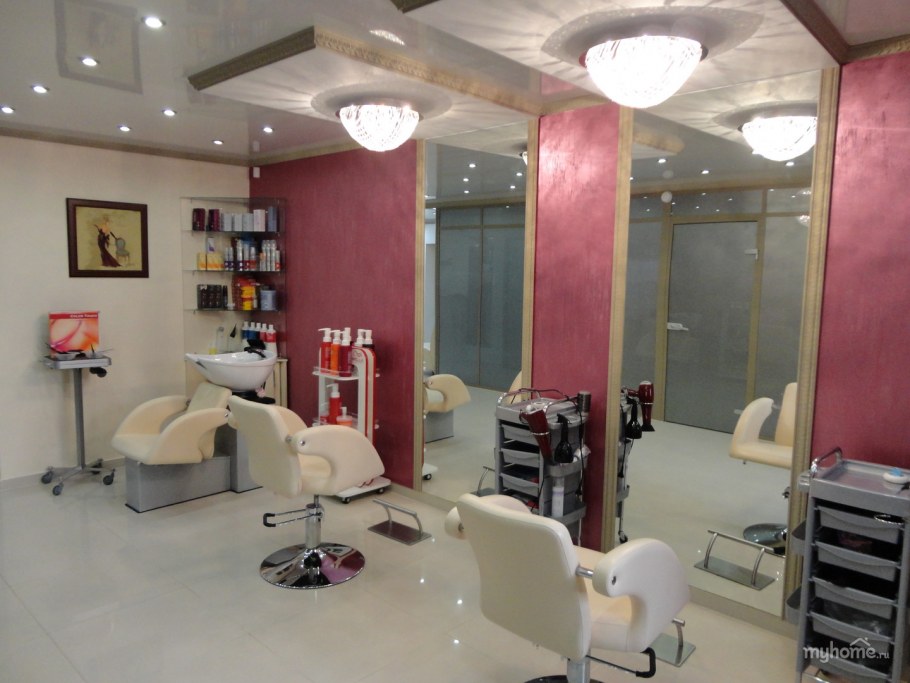 Интерьеры парикмахерских