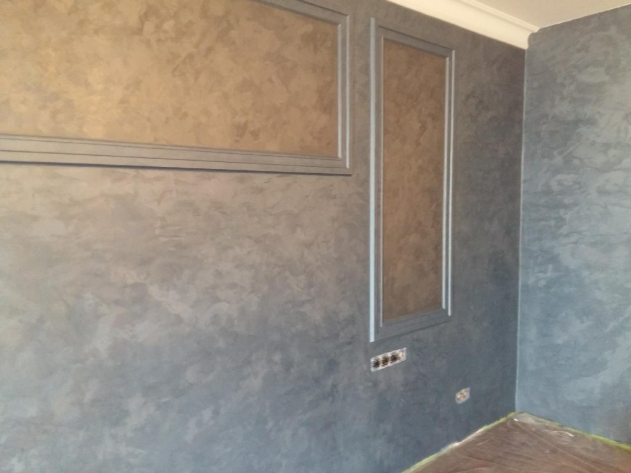 Декоративная штукатурка для внутренней отделки стен шелк