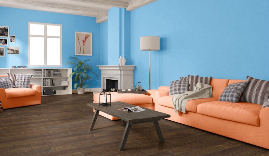 Обои бирюзовые для стен