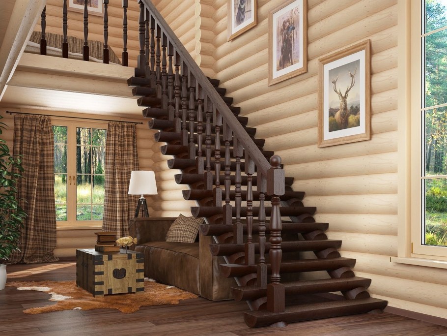 Деревянные лестницы