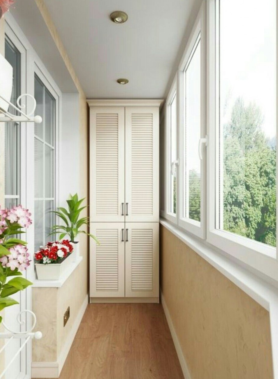 Интерьер балкона