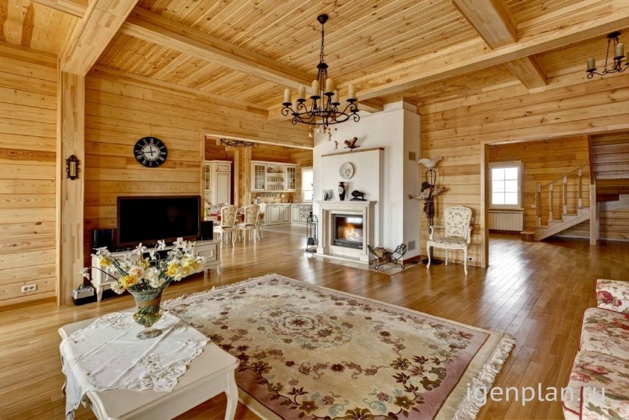 Деревянный интерьер