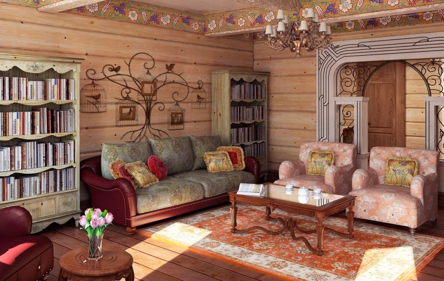 Интерьер бани