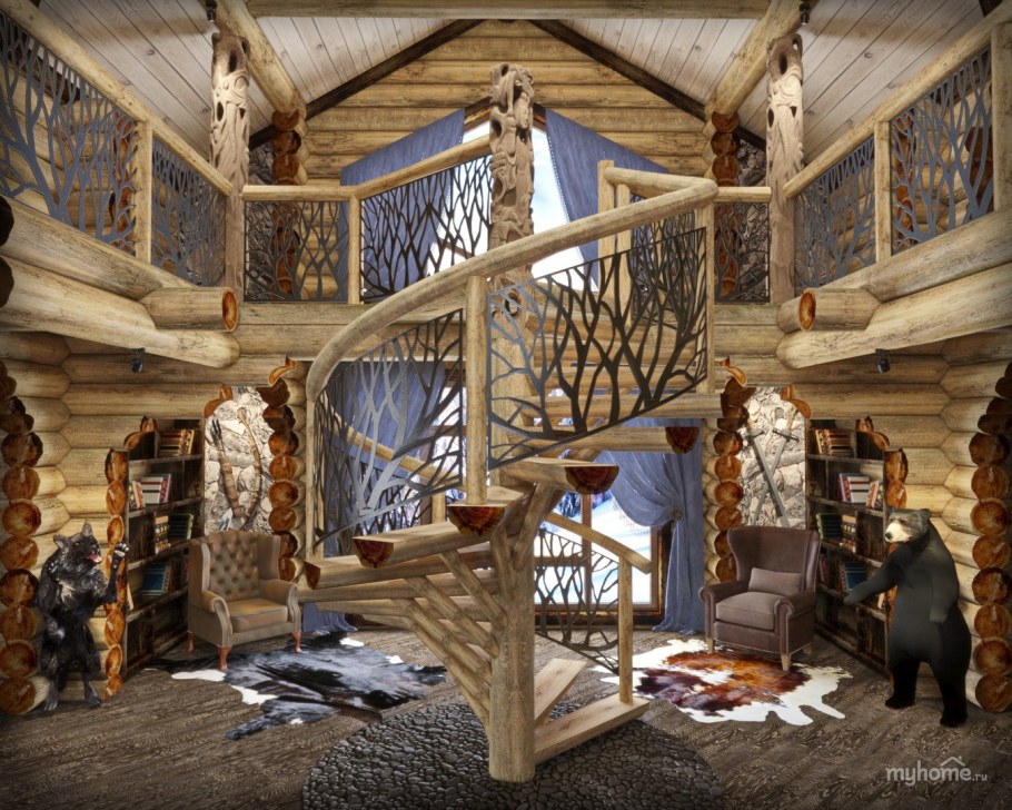 Дом в стиле Берендеево царство
