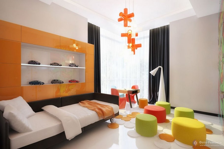 Цветовые акценты в интерьере