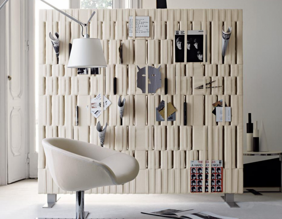 Декоративные перегородки из ткани