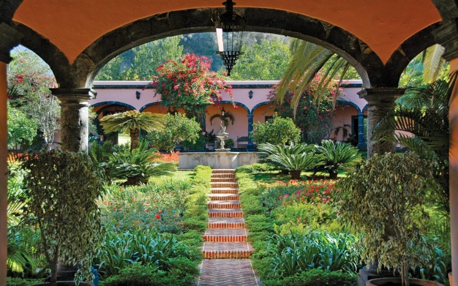 Португалия вилла колониальный стиль внутренний дворик