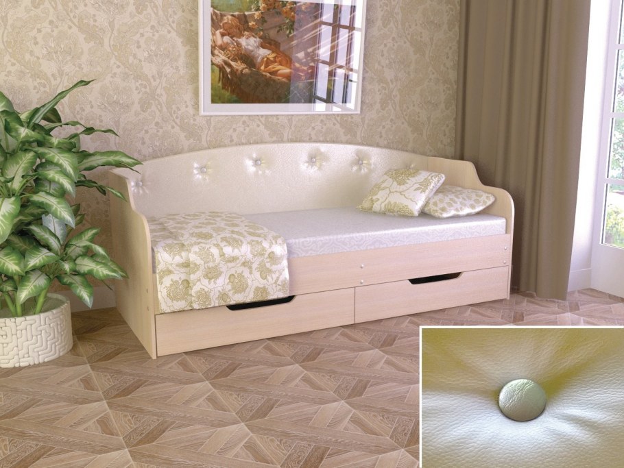 Детские кровати с мягкой обивкой