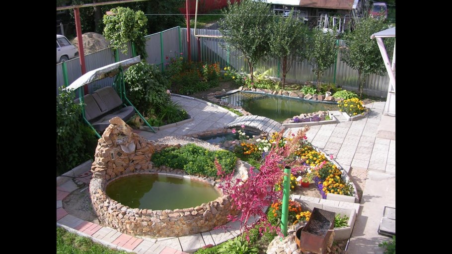 Красивый декор двора