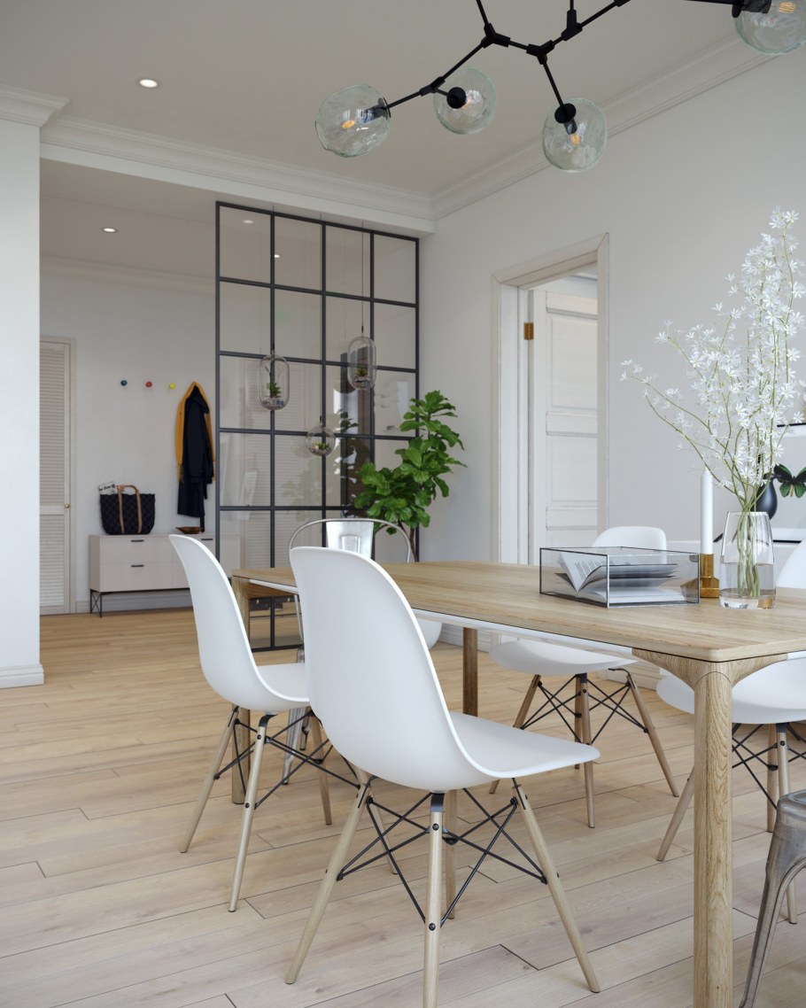 Люстры в скандинавском стиле в интерьере