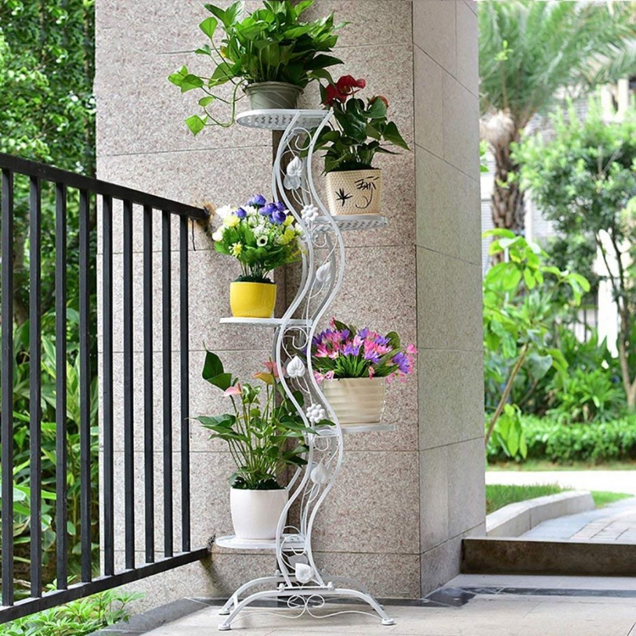 Высокая стойка для цветов