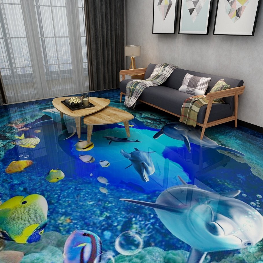 Эпоксидный наливной пол Epoxy Floor 3d