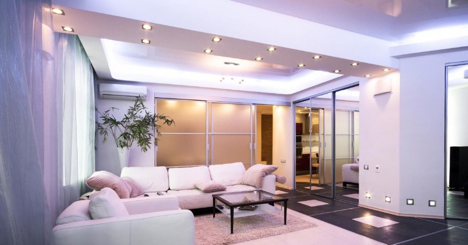 Освещение в гостиной