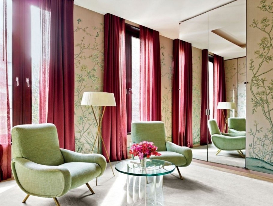 Разноцветные шторы