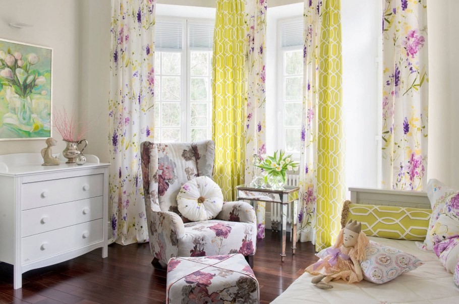 Шторы блэкаут морская волна