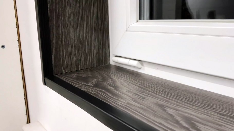 Ламинат на откосы окон