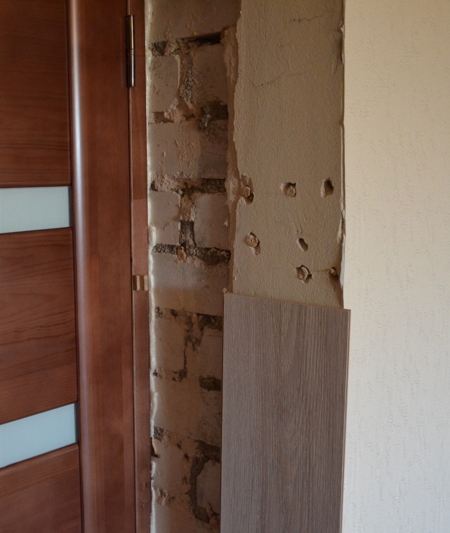 Откосы двери из ламината