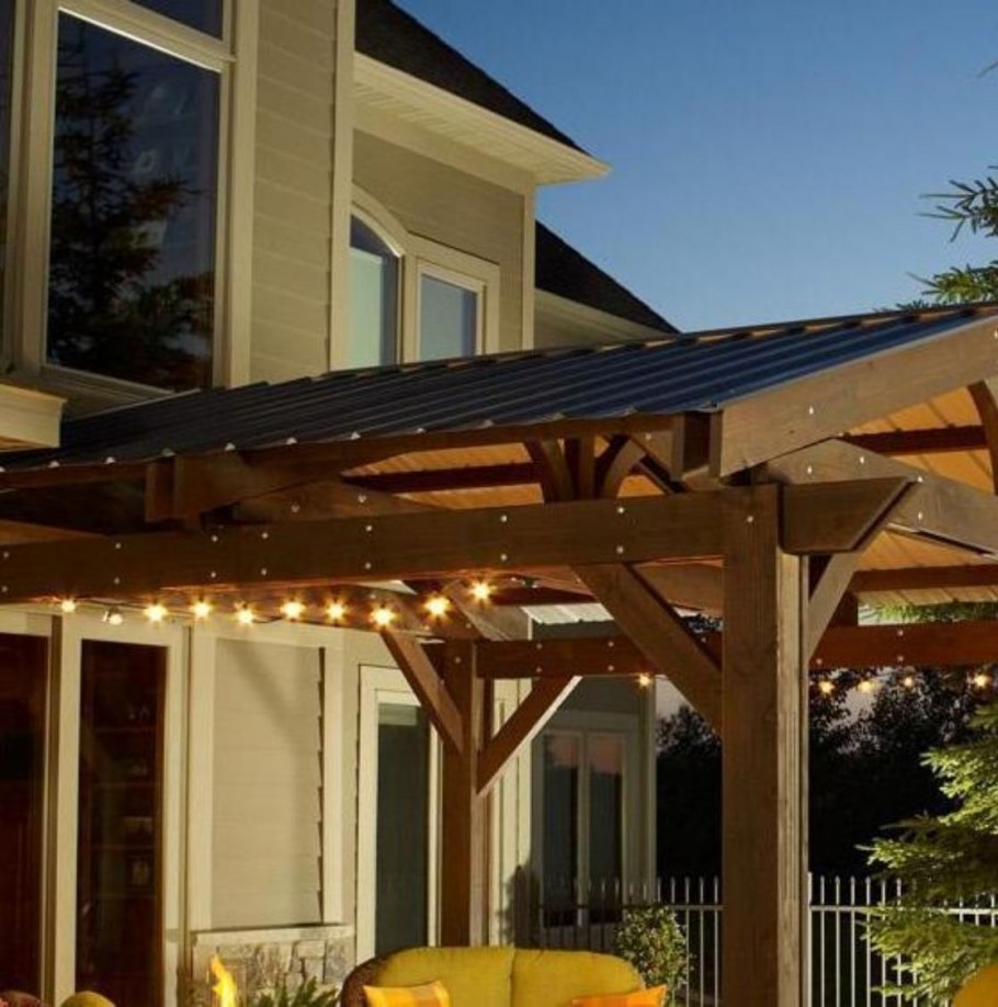 Навес над террасой