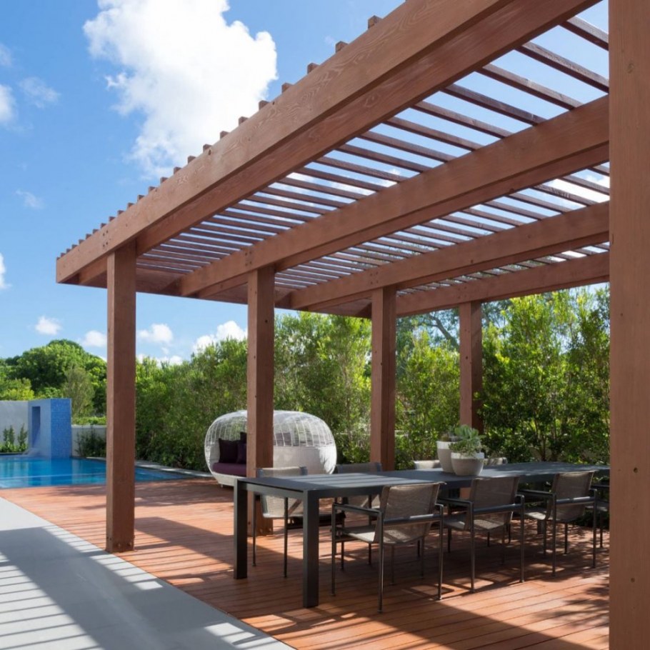 Навес над террасой