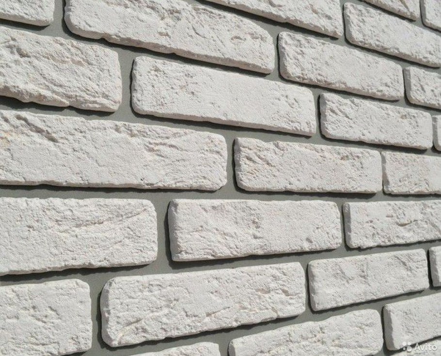 Декоративный гипсовый камень "старый кирпич"