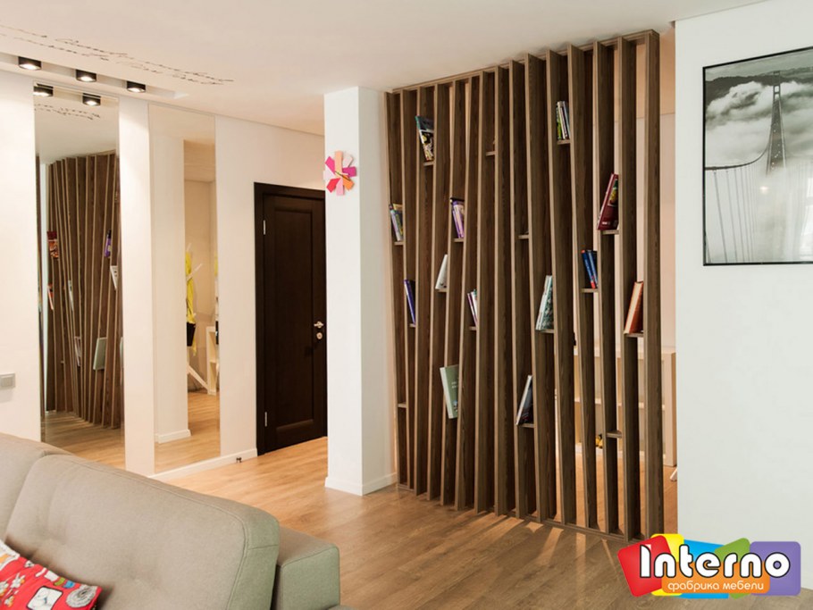 Реечная перегородка Sofia с поворотным механизмом