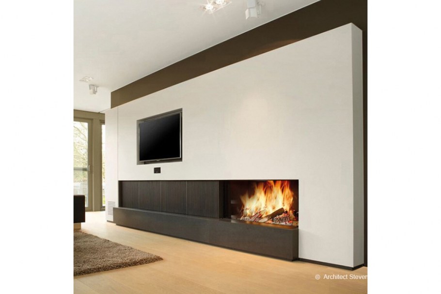 Камин в современном интерьере