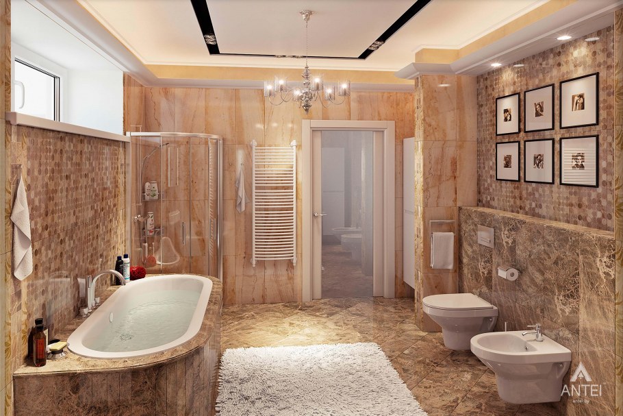 Туалетная комната в частном доме