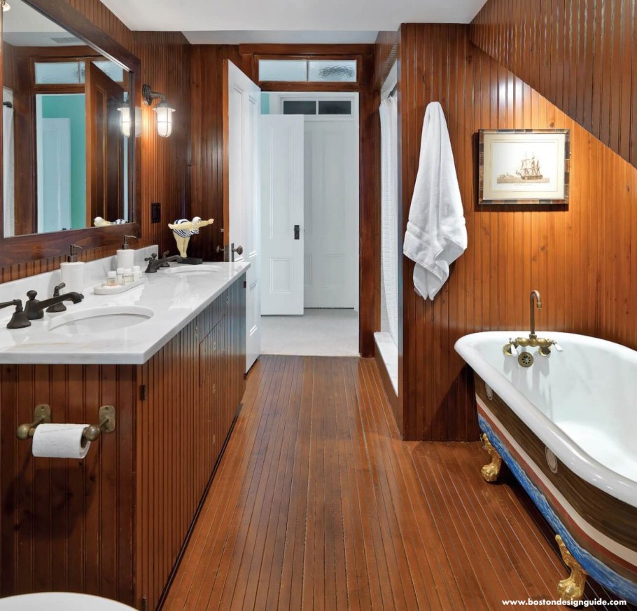 Ванная комната в яхтенном стиле