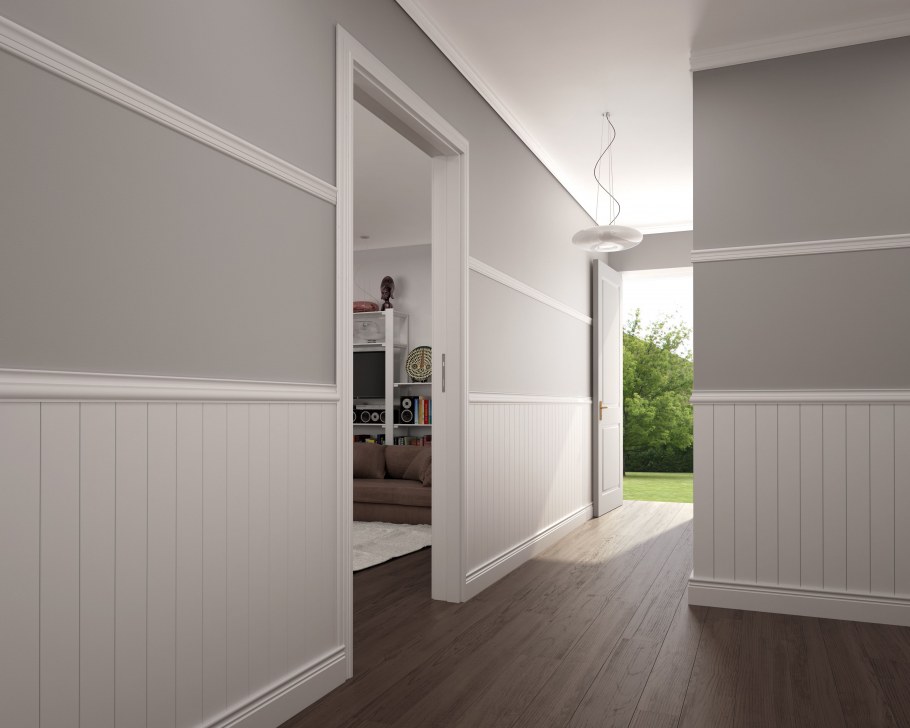 Прихожая в деревянном доме