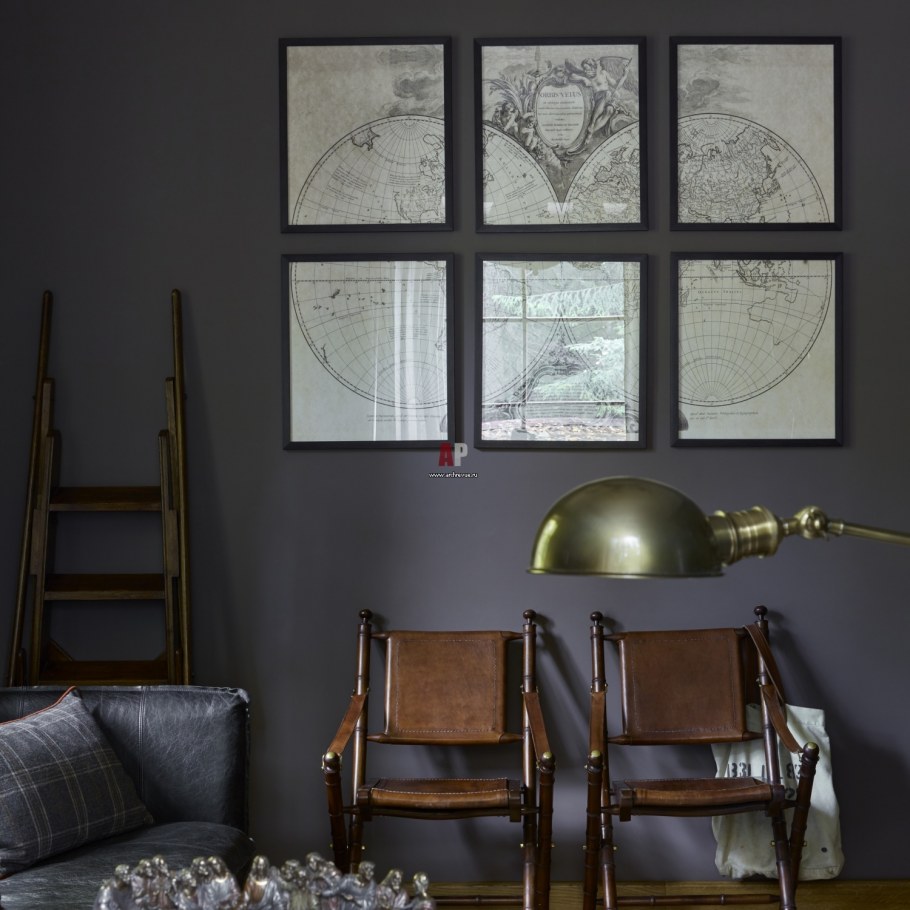 Лампа настольная серая в стиле Фьюжн купить