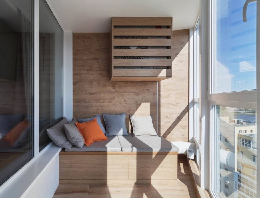 Украсить открытый балкон