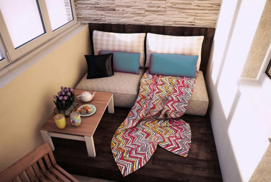 Уютный балкон