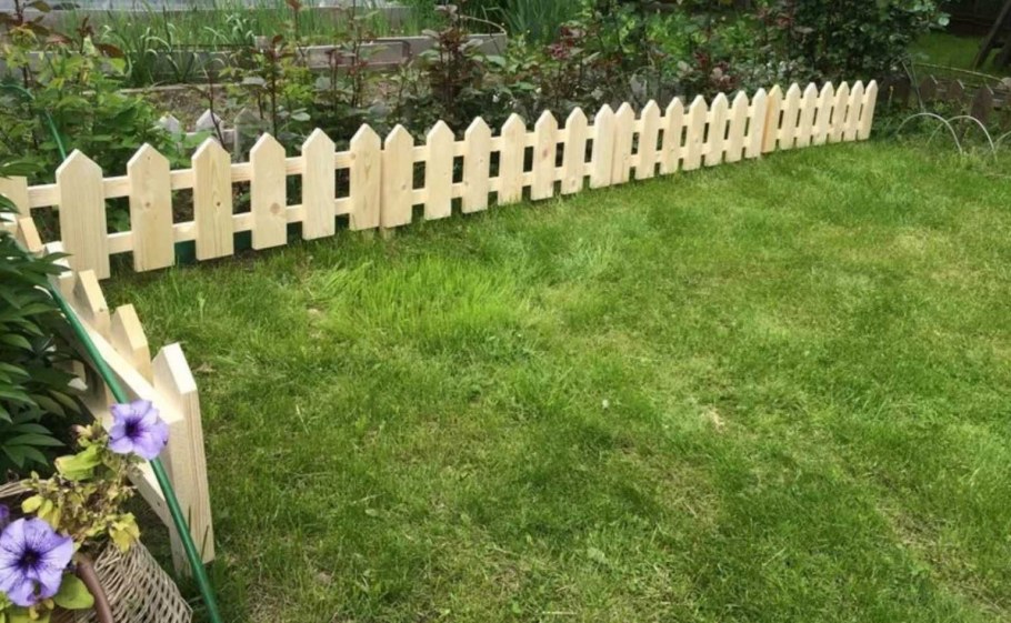 Ограждение огорода декоративное