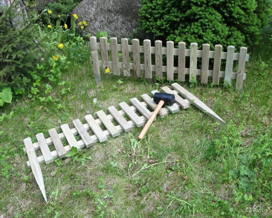 Декоративный заборчик для клумб
