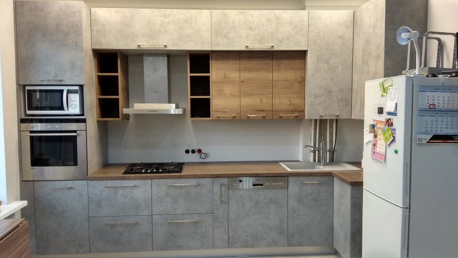 Egger Хромикс белый кухня