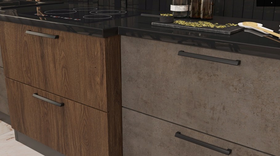 Дуб Галифакс темный Egger кухня